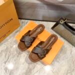 Louis Vuitton Strappy Flat Mule Monogram Brown - Image 2