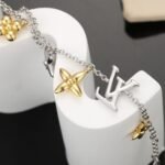 Louis Vuitton Lv Gram Bracelet With Flower Charms White Gold - Image 6