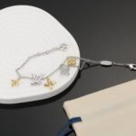 Louis Vuitton Lv Gram Bracelet With Flower Charms White Gold - Image 2