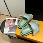 Louis Vuitton Pool Pillow Flat Comfort Mule Sandals Kaki Green 1Acj06 - Image 6