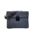 Louis Vuitton S Lock Briefcase Black 39Cm