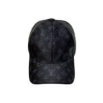 Louis Vuitton Monogram Coated Canvas Cap Black