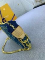 Louis Vuitton Mini Pochette Accessoires Monogram Denim Blue 10Cm M82960 - Image 4