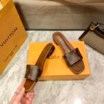 Louis Vuitton Lock It Flat Mule Monogram Brown - Image 4