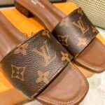 Louis Vuitton Lock It Flat Mule Monogram Brown - Image 2