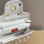 Valentino Valentino Garavani Locò Toile Iconographe Raffia Shoulder Bag Natural 20Cm - Image 8