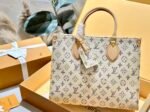 Louis Vuitton Onthego Mm Multicolor Beige 35Cm M24708 - Image 2