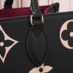 Louis Vuitton Onthego Black Beige MM 35cm M45495 - Image 4