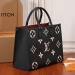 Louis Vuitton Onthego Black Beige MM 35cm M45495 - Image 8