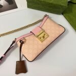 Gucci Padlock Small Shoulder Bag GG Pink 27 cm 811705 FAD3R 6244 - Image 4