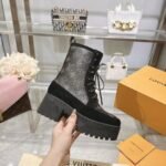 Louis Vuitton Laureate Platform Desert Boot Black - Image 3