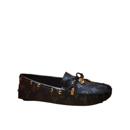 Louis Vuitton Gloria Loafers Monogram Black