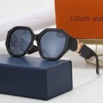 Louis Vuitton Lv Icon Round Glasses Monogram Black - Image 4