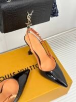Louis Vuitton Blossom Slingback Pump Black 1Ac8Np - Image 6