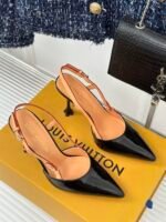 Louis Vuitton Blossom Slingback Pump Black 1Ac8Np - Image 9