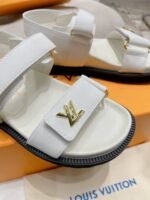 Louis Vuitton Lv Sunset Flat Comfort Sandals White 1Abw7Q - Image 4