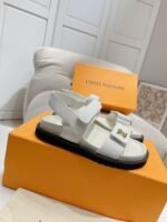 Louis Vuitton Lv Sunset Flat Comfort Sandals White 1Abw7Q - Image 8