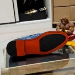 Louis Vuitton Souliers Club Loafers Blue Monogram Denim - Image 3