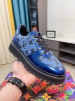 Louis Vuitton Men’S Sneaker Monogram Empreinte Blue - Image 2