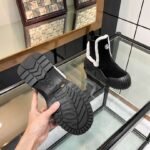 Louis Vuitton Ruby Flat Boots Suede Calfskin And Shearling Black 1Ac7Ac - Image 5