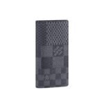 Louis Vuitton Brazza Wallet Gray Damier Graphite 19Cm