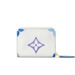 Louis Vuitton Zippy Coin Purse Blue 12Cm M82417