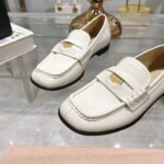 Miumiu Leather Loafers White - Image 7
