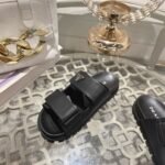 Prada Leather Strap Sandals Black 2X3129 3Lem F0002 - Image 9