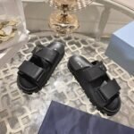 Prada Leather Strap Sandals Black 2X3129 3Lem F0002 - Image 10