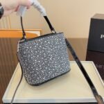 Prada Panier Satin Bag With Crystals 18Cm - Image 2