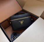 Prada Leather Mini Bag Black 20Cm 1Bh202 2Dkv F0632 V Oom - Image 4
