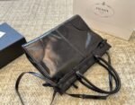 Prada Large Leather Handbag Black 40Cm 1Ba433 2Cyr F0002 V Ooo - Image 4