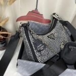 Prada Re Edition 2005 Satin With Crystals 23Cm - Image 2