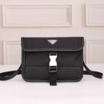 Prada Re Nylon and Saffiano Black 20Cm - Image 2