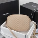 Saint Laurent Lou Camera Bag Gold Metal Beige 23Cm 612544DV7072721 - Image 3