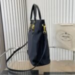 Prada Tessuto Handle Bag Black 33Cm - Image 5
