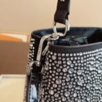 Prada Panier Satin Bag With Crystals 18Cm - Image 4