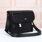 Prada Re Nylon and Saffiano Black 30Cm - Image 3