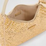 Prada Satin With Crystals Platinum 21Cm - Image 5