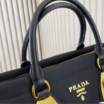 Prada Tessuto Handle Bag Black 33Cm - Image 7
