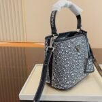 Prada Panier Satin Bag With Crystals 18Cm - Image 6