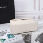 Saint Laurent Loulou Small White Nickel 25cm - Image 5