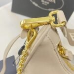 Prada Re Edition 2005 Saffiano Beige 22Cm - Image 5