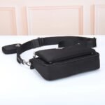 Prada Re Nylon Shoulder Bag Black 23Cm - Image 6