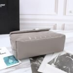 Saint Laurent Loulou Small Grey Nickel 25cm - Image 7