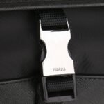 Prada Re Nylon and Saffiano Black 20Cm - Image 7