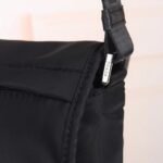 Prada Re Nylon and Saffiano Black 30Cm - Image 8