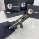 Prada Saffiano Leather Coin Purse Black Wallet 10Cm 1Mm268 Qwa F0002 - Image 6