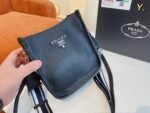 Prada Leather Mini Shoulder Bag Black 20Cm 1Bh191 2Dkv F0002 V 3Oo - Image 8