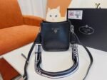 Prada Leather Mini Shoulder Bag Black 20Cm 1Bh191 2Dkv F0002 V 3Oo - Image 9
